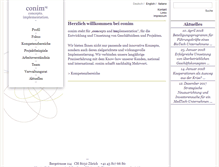 Tablet Screenshot of conim.ch